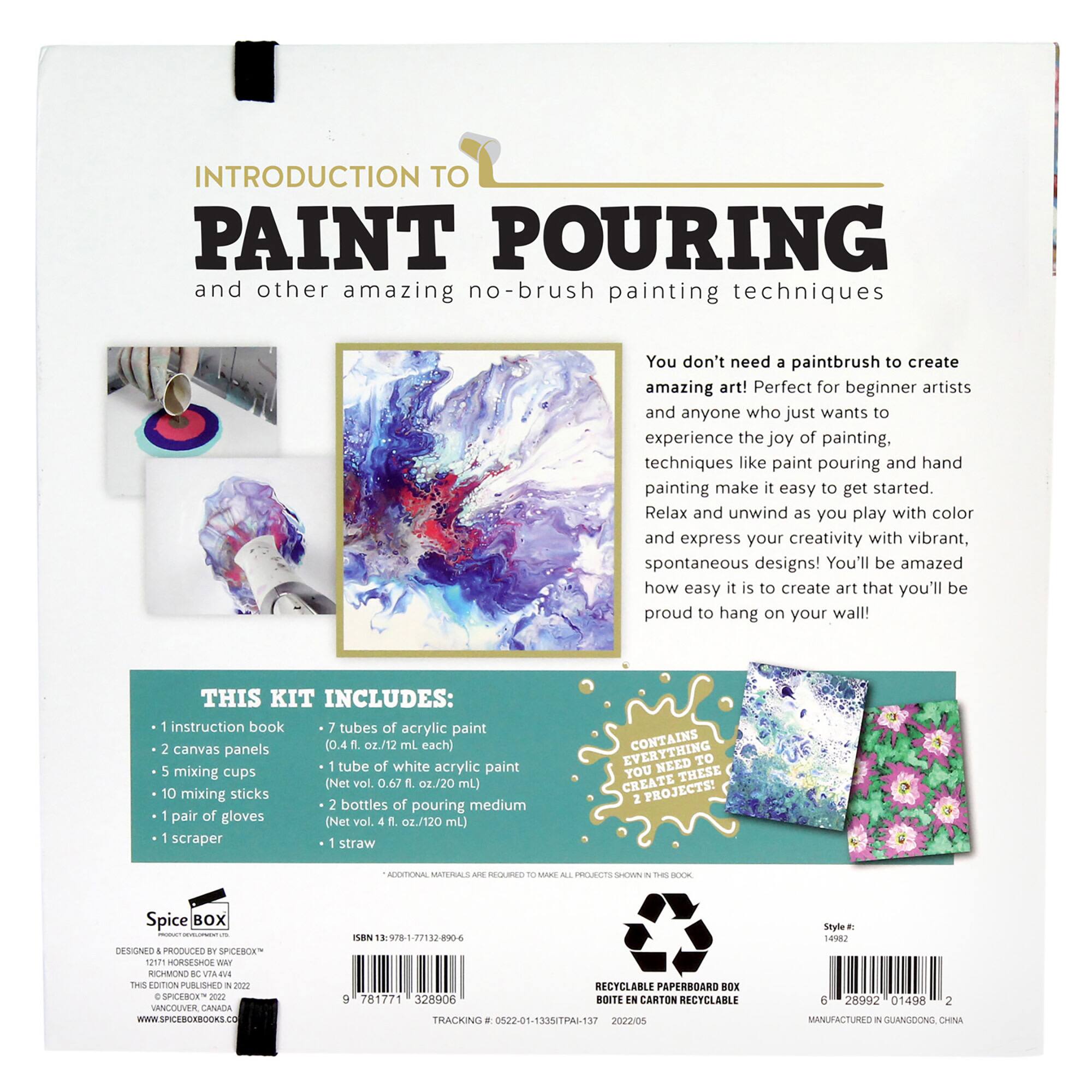 SpiceBox Introduction to Paint Pouring Kit